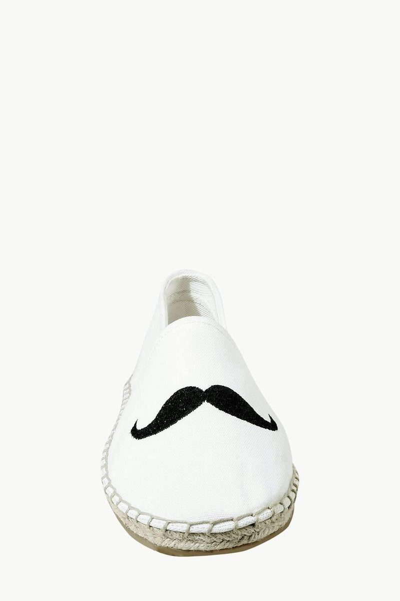 Men's Oatmeal Mustache Tag Espadrilles
