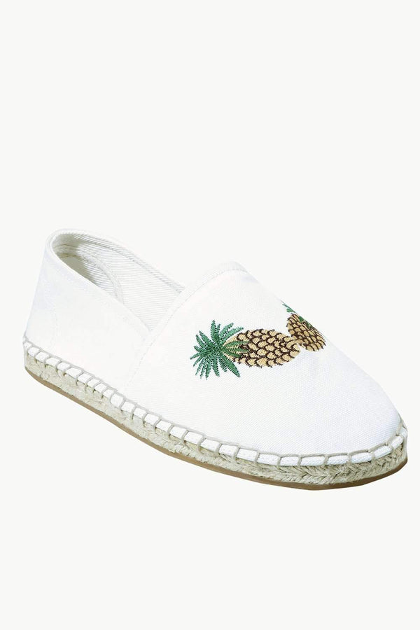 Men's Oatmeal Pineapple Tag Espadrilles