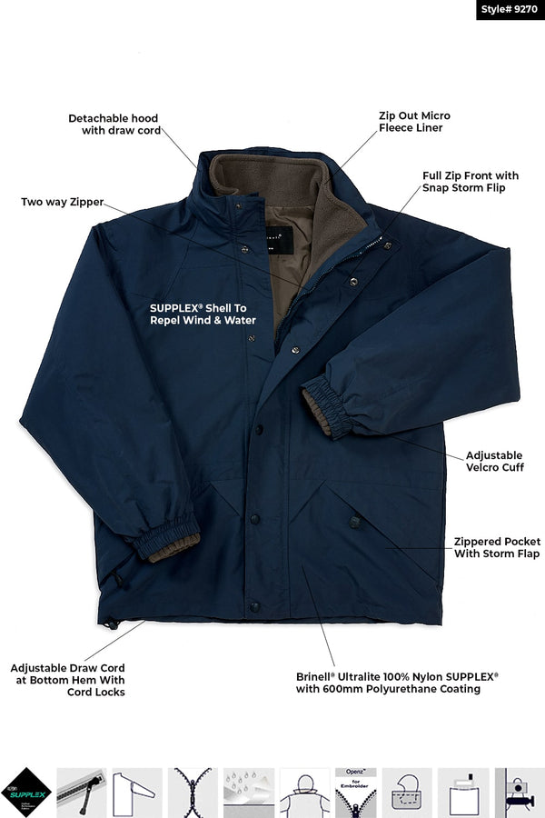 4-in-1 Mid Length Jacket