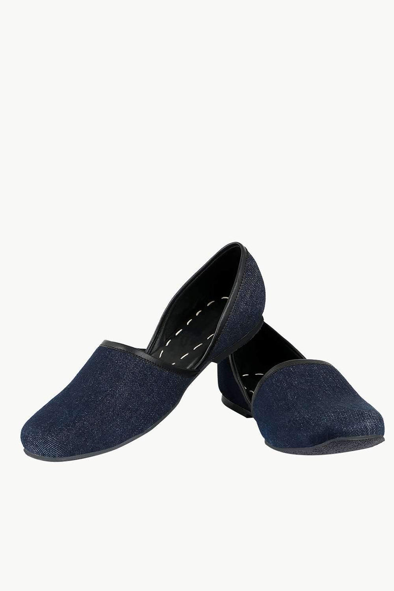 Men's Denim Navy Juttis