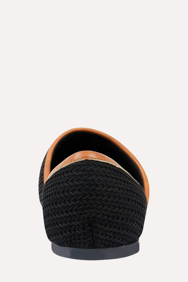 Men's Black Canvas Twill Juttis