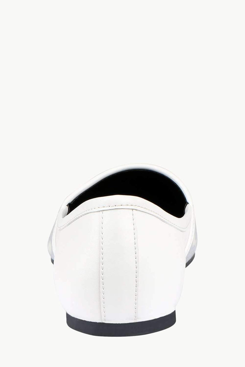 Men's White Jacquard Slip-On Juttis