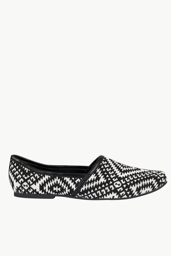 Men's Geometric Jacquard Slip-On Juttis