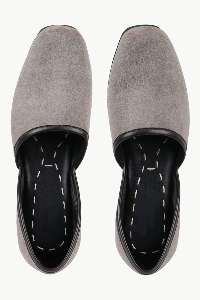 Men's Brown Faux Suede Juttis