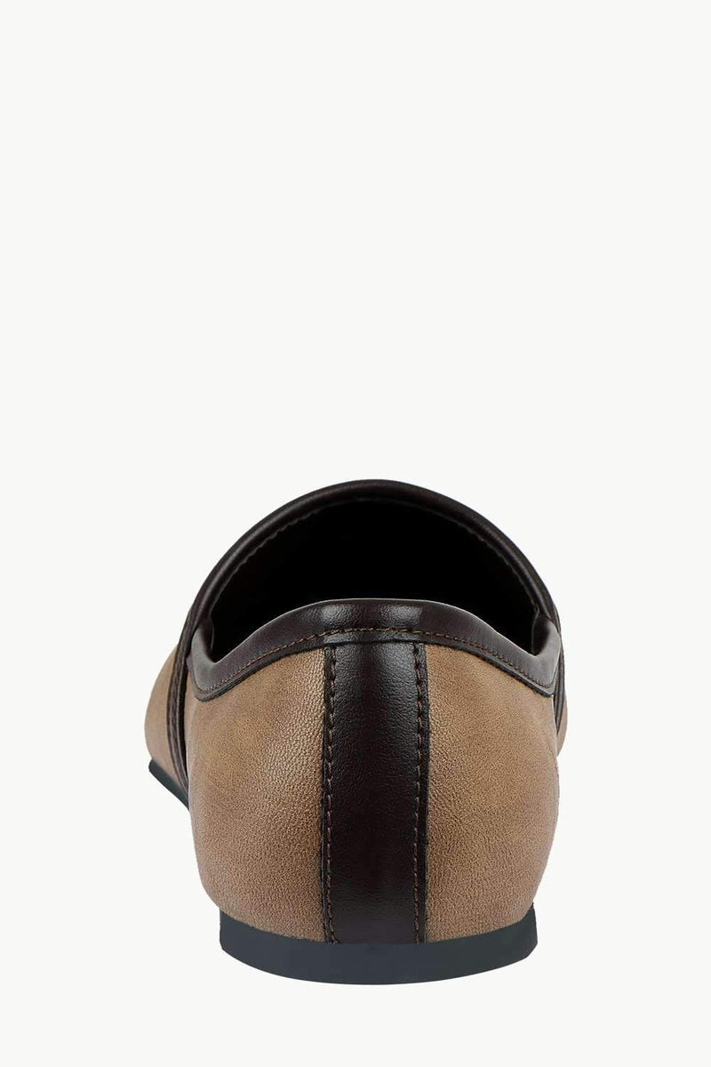 Men's Coffee Colour Faux Leather Juttis