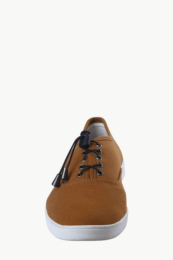 Men's Elastic Tassel Brown Boat Shoes