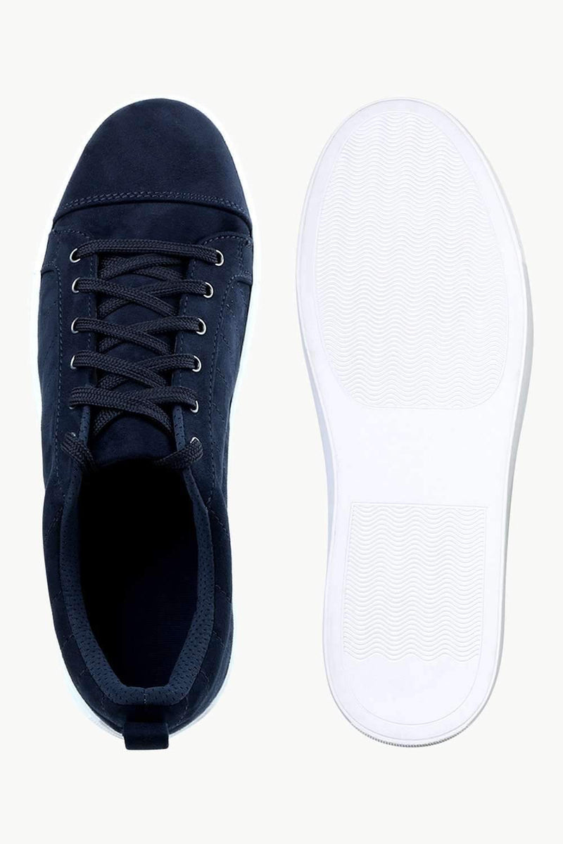 Men's Suede Navy  Sneakers