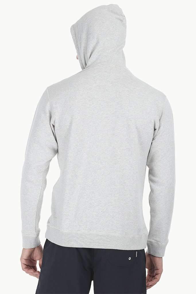 Fleece Popover Hoodie With A Contrast Pocket