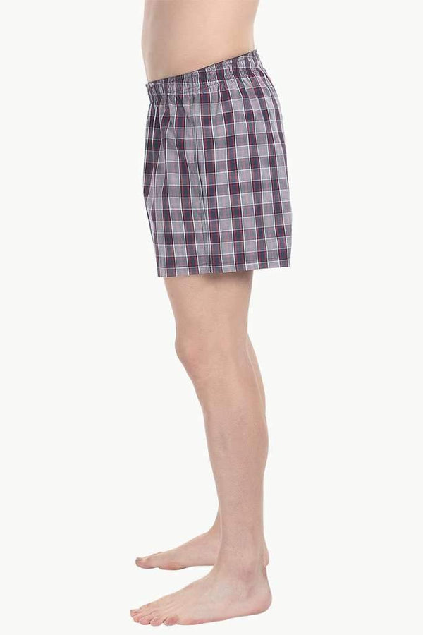 Checkered Weave Boxer Shorts