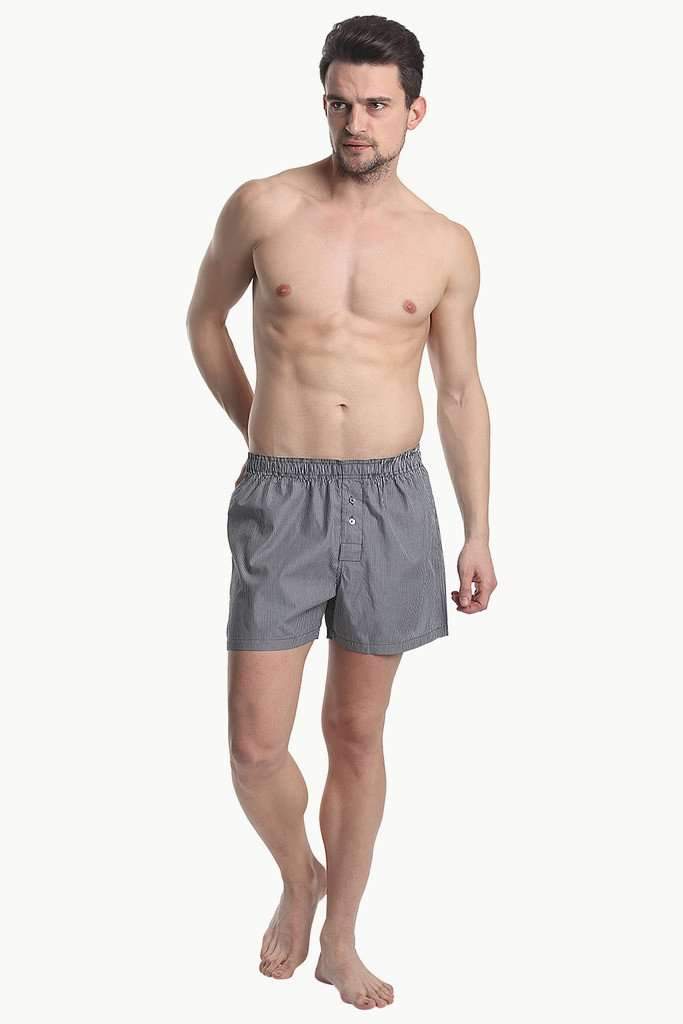 Checkered Weave Boxer Shorts