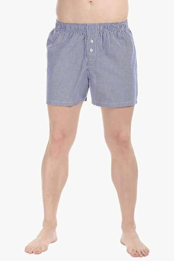 Checkered Weave Boxer Shorts