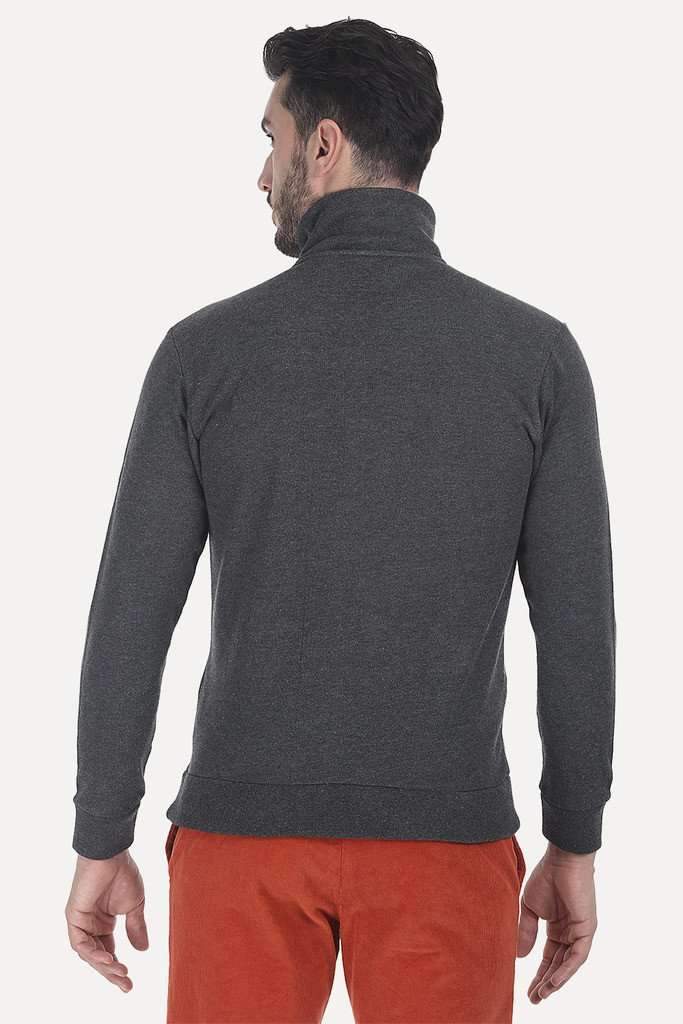Cotton Poly Blend Jacket With Zipper