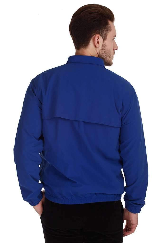 Dark Blue Teflon Coated Nylon Jacket