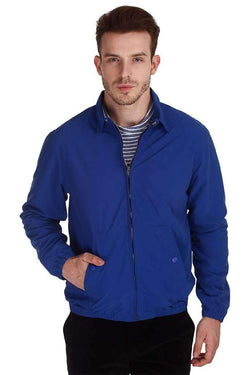 Dark Blue Teflon Coated Nylon Jacket