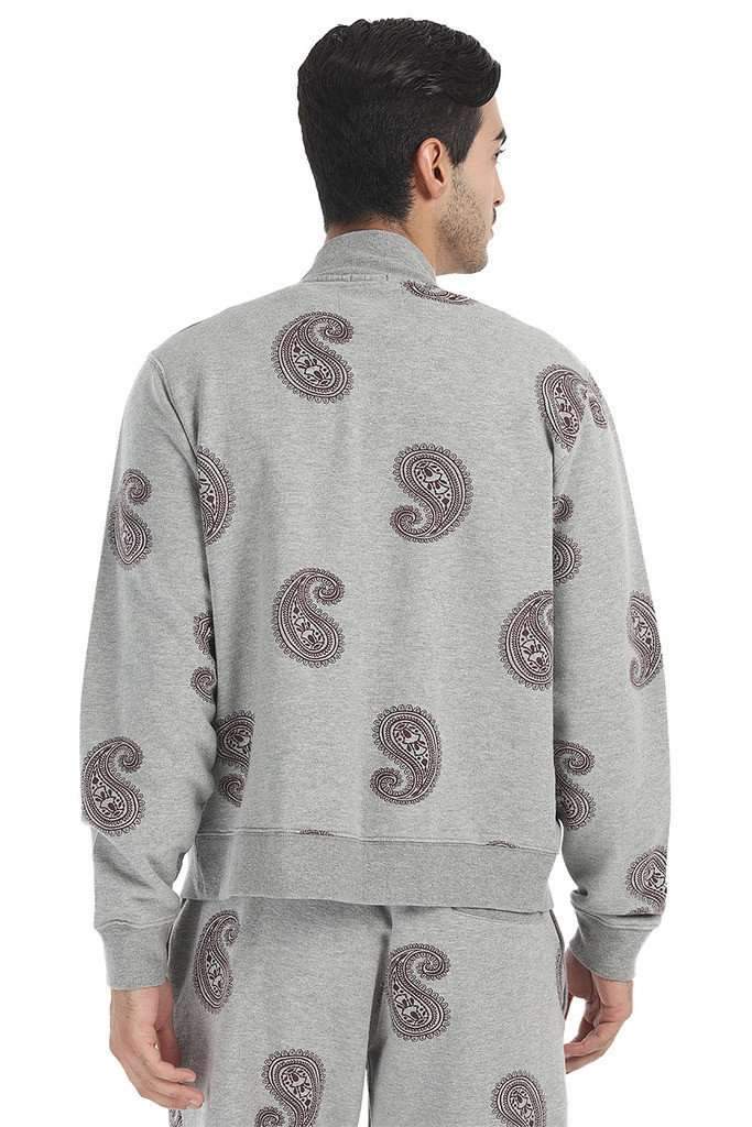 Full Zipper Printed Fleece Hoodie