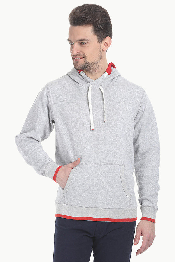 Heather Hoodie With Cire Lining