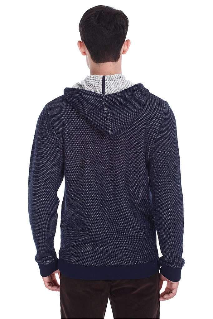 Jacquard Fleece Front Zip Hoodie