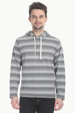 Jacquard Soft Cotton Hoodie