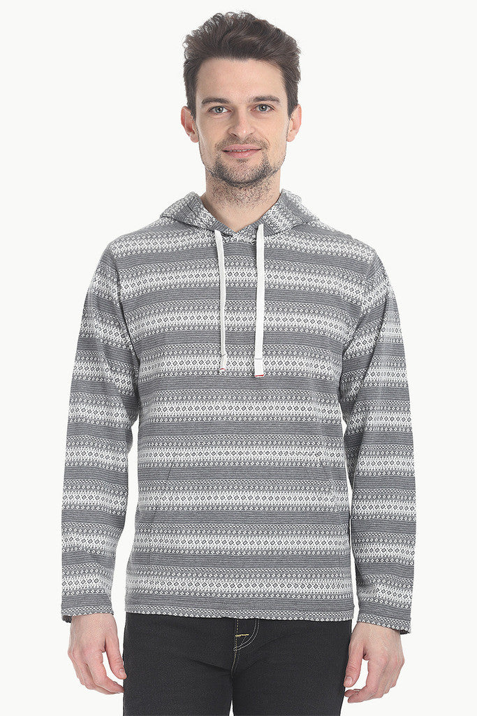 Jacquard Soft Cotton Hoodie
