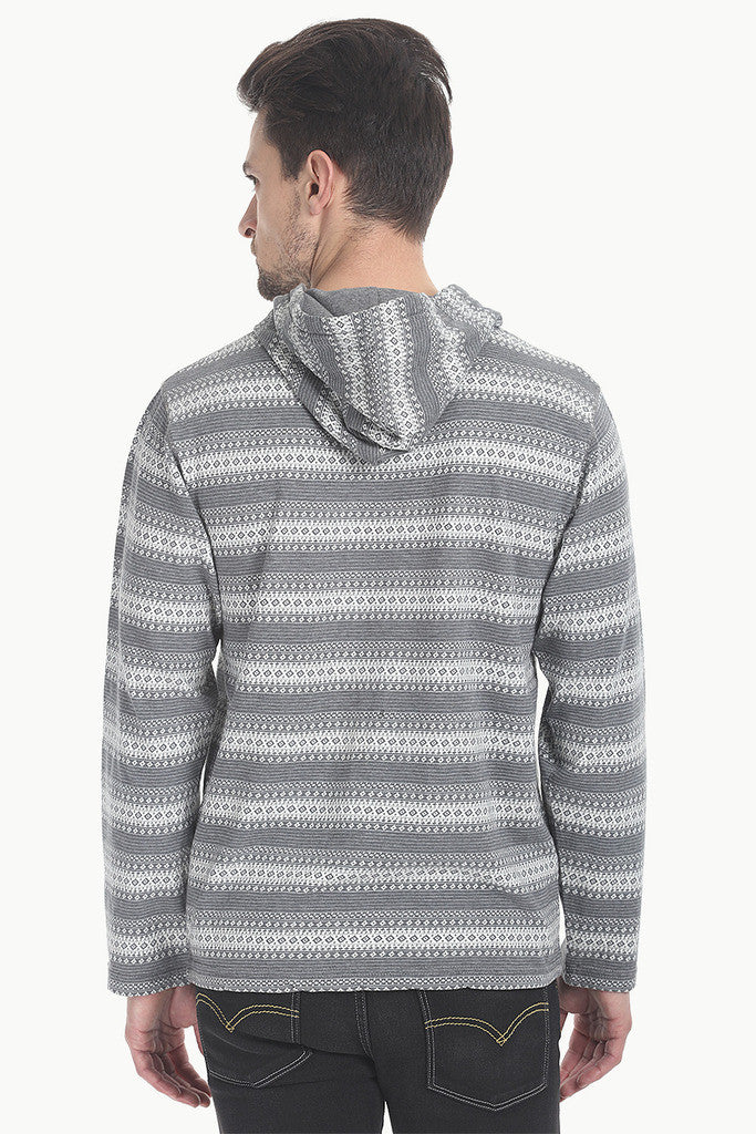 Jacquard Soft Cotton Hoodie