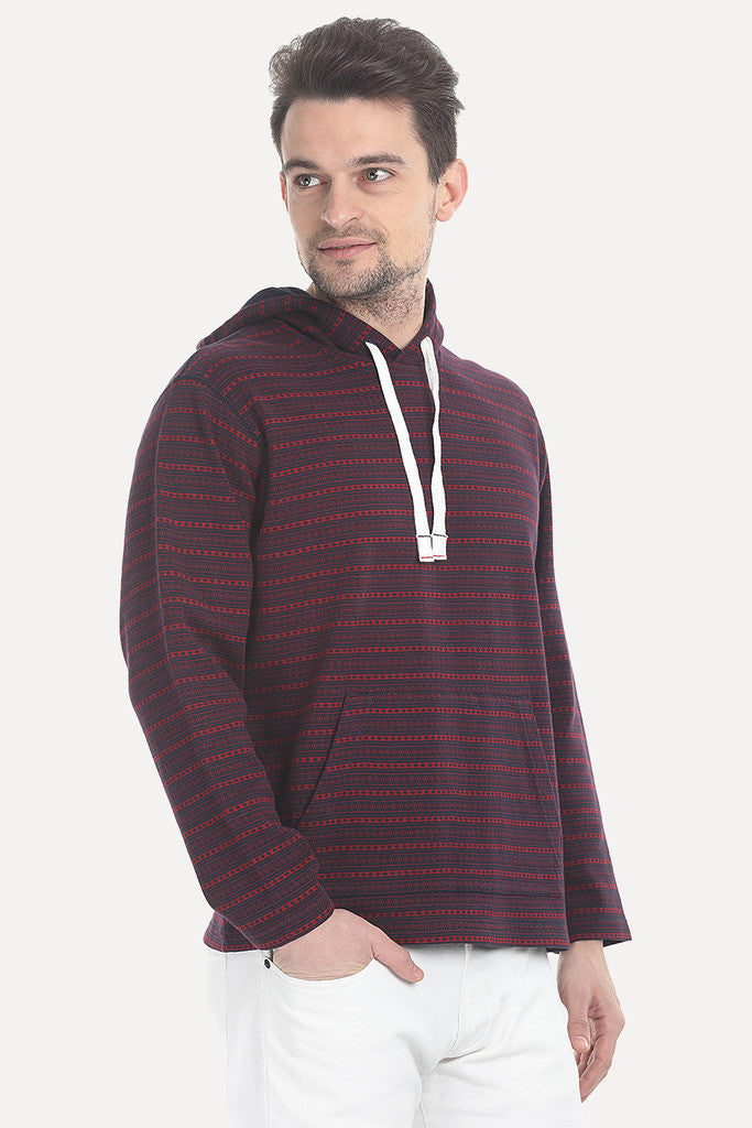 Jacquard Soft Cotton Hoodie