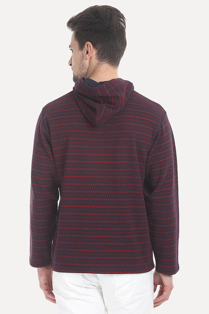 Jacquard Soft Cotton Hoodie