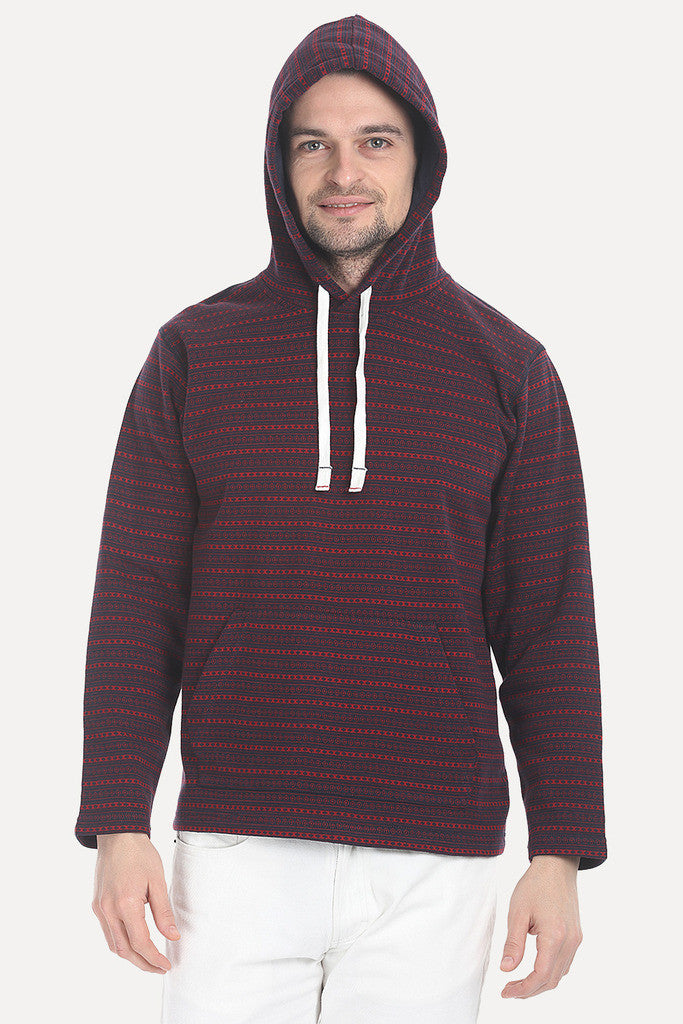 Jacquard Soft Cotton Hoodie