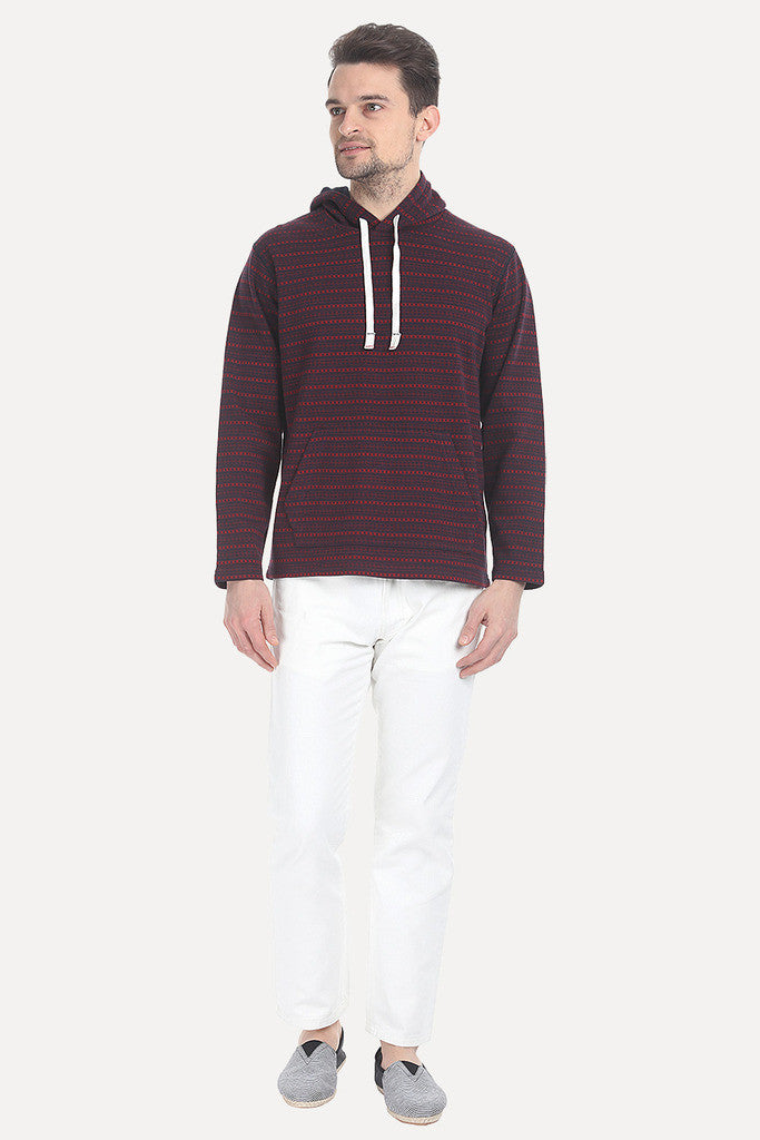 Jacquard Soft Cotton Hoodie