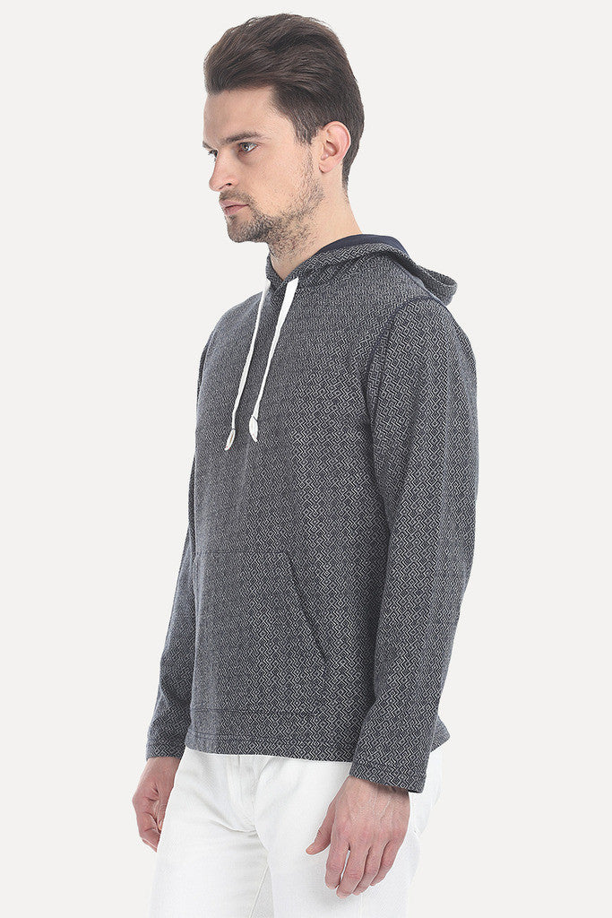 Jacquard Soft Cotton Hoodie