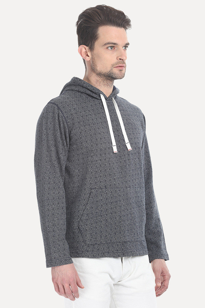 Jacquard Soft Cotton Hoodie