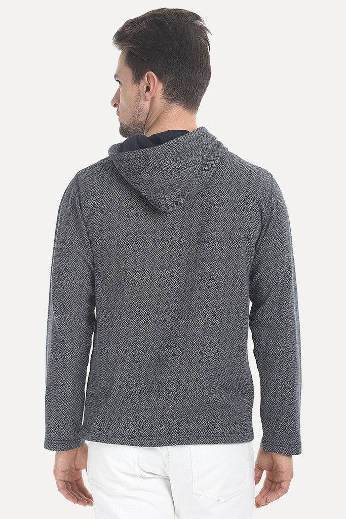 Jacquard Soft Cotton Hoodie