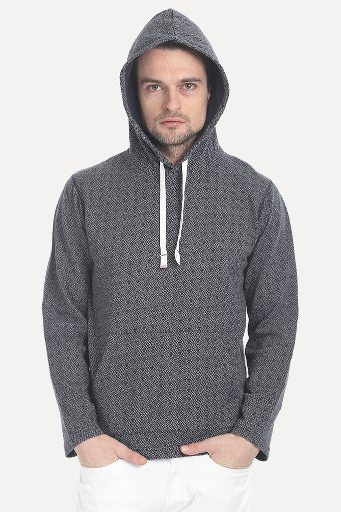 Jacquard Soft Cotton Hoodie