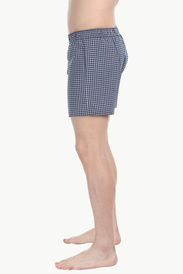 Patterned Boxers With Elastic Waistband And Buttons