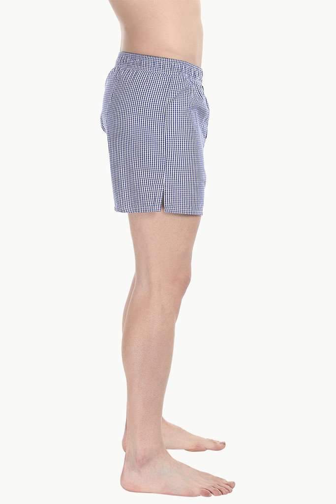 Patterned Boxers With Elastic Waistband And Buttons