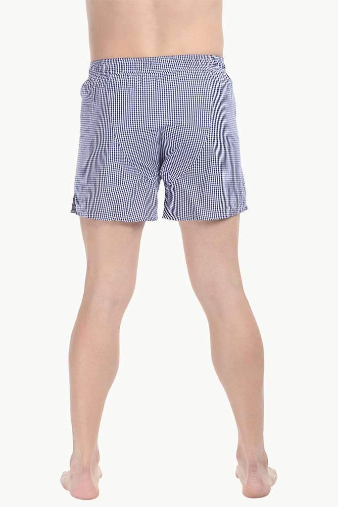 Patterned Boxers With Elastic Waistband And Buttons