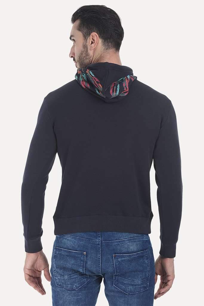 Red Indian Fleece Popover Hoodie