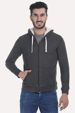 Solid Yarn Dyed Flannel Hoodie