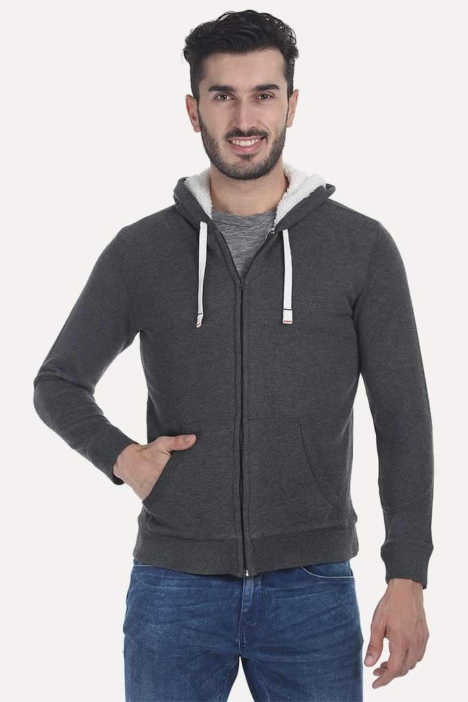 Solid Yarn Dyed Flannel Hoodie