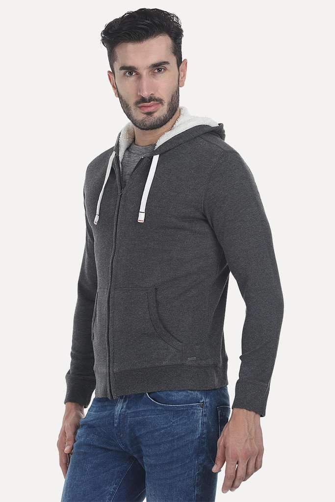 Solid Yarn Dyed Flannel Hoodie