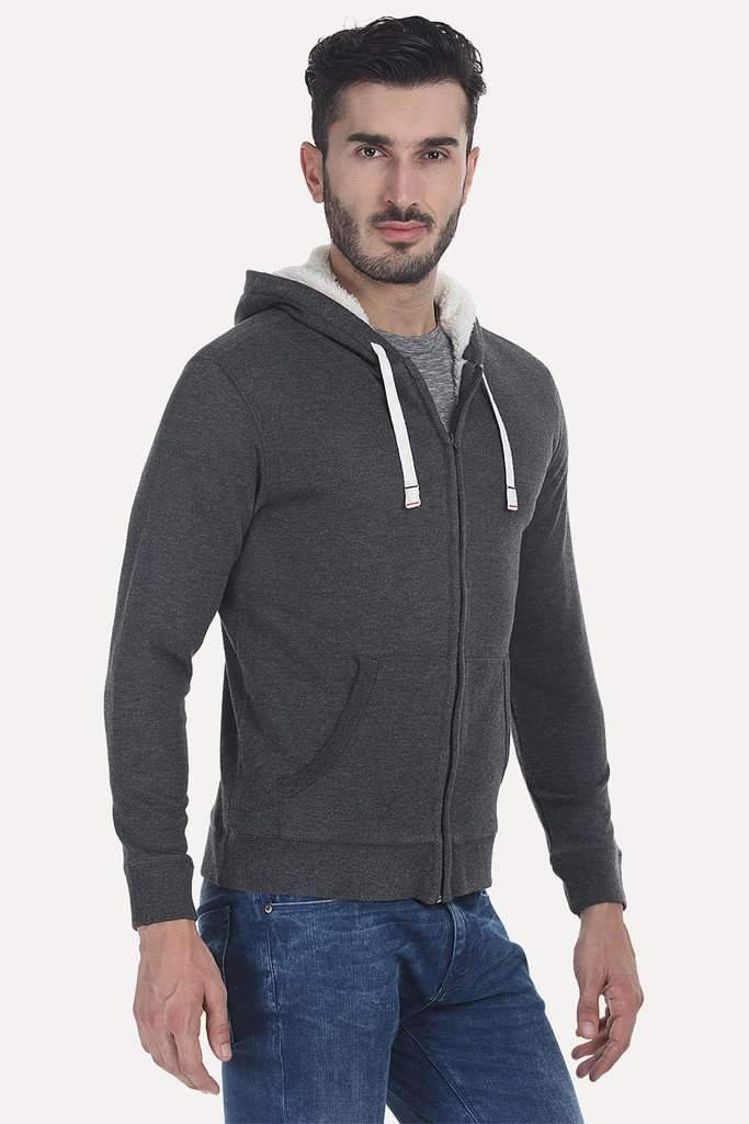 Solid Yarn Dyed Flannel Hoodie