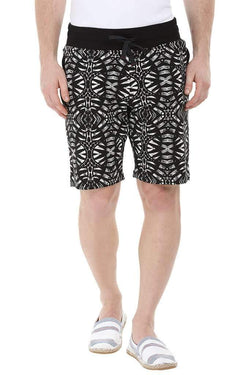 Allover Printed Knit Shorts