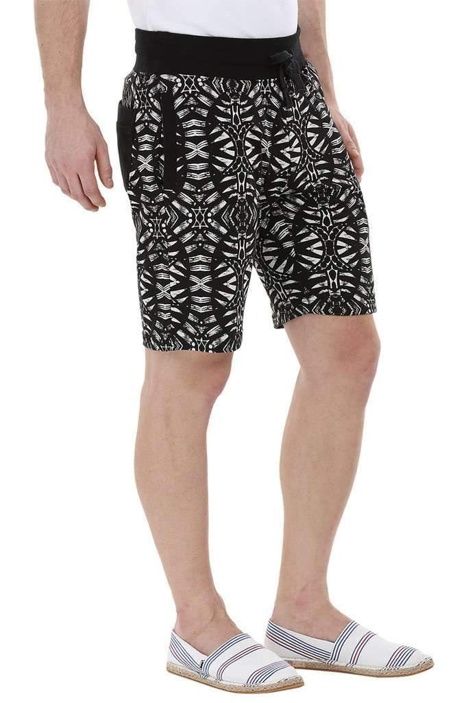 Allover Printed Knit Shorts