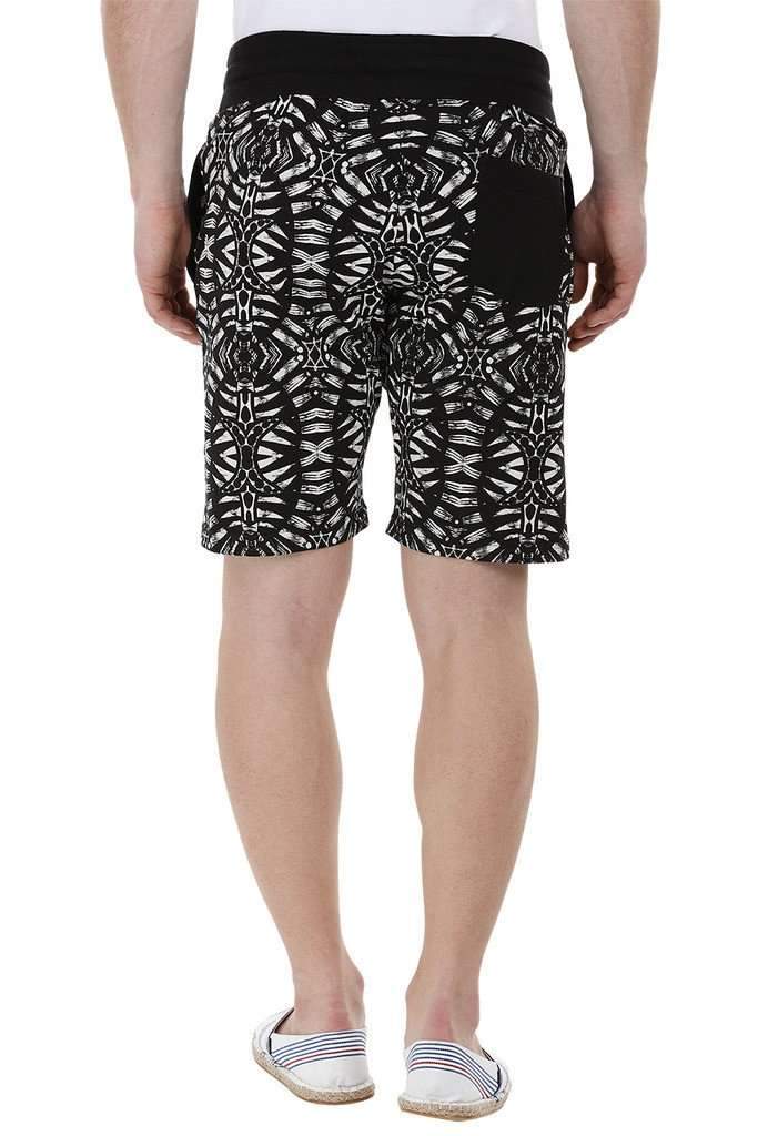 Allover Printed Knit Shorts