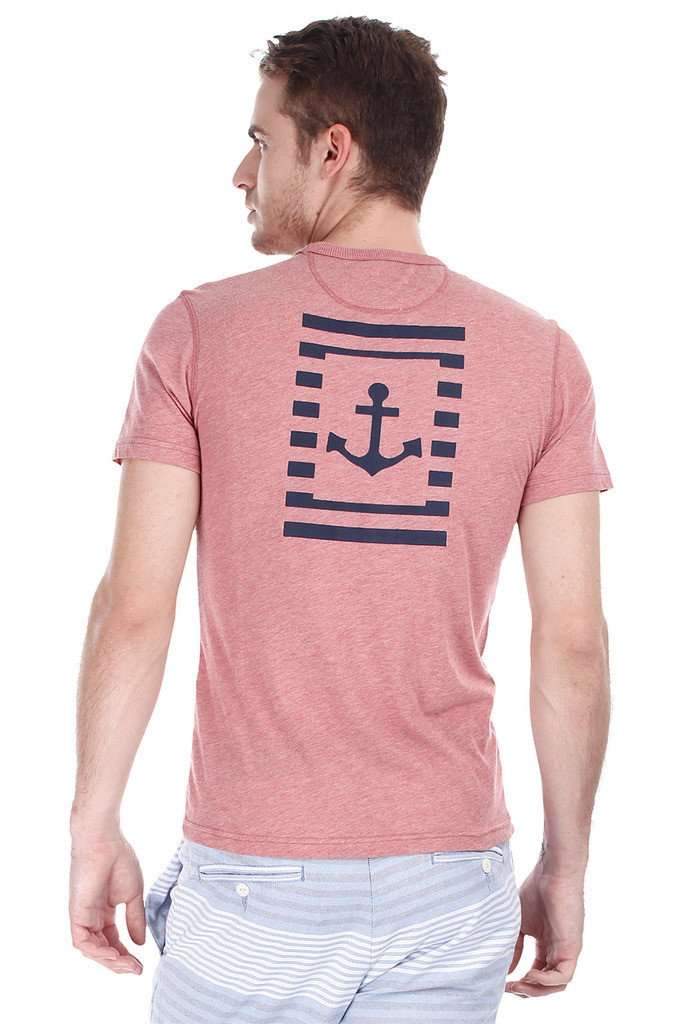 Anchor Print Super Combed Heather Tee