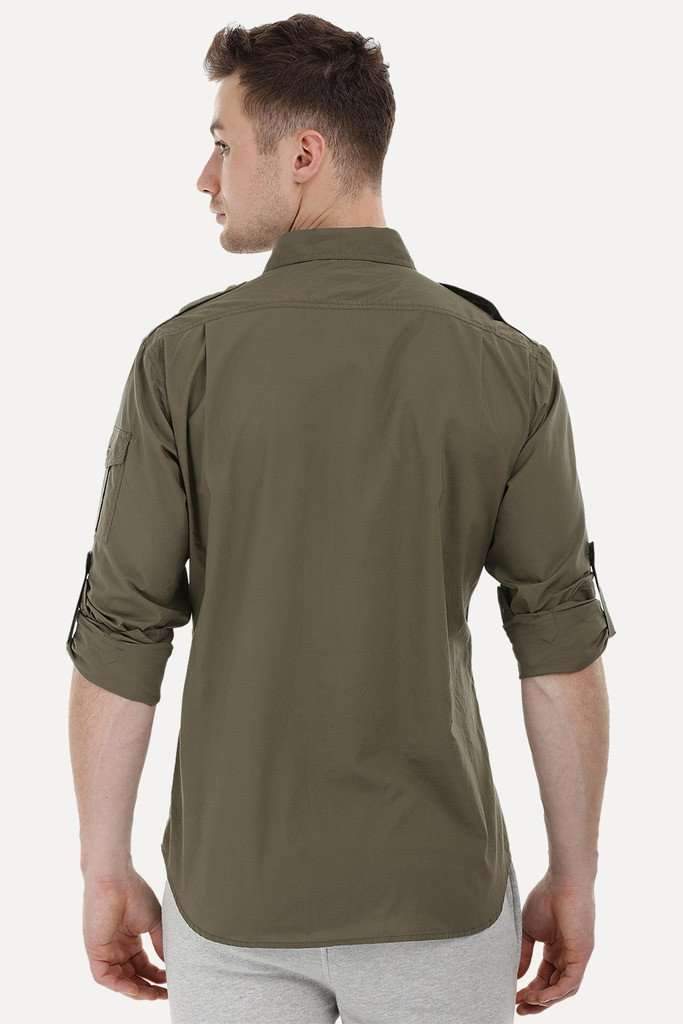 Army Shirt with Epaulets