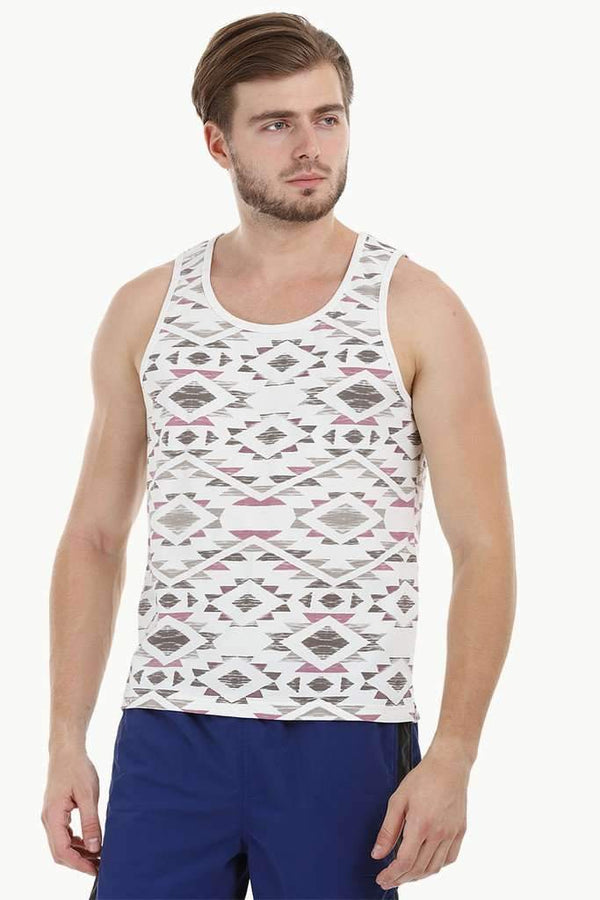 Aztec Print Beach Tank