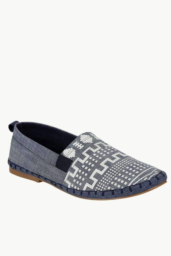 Denim Aztec Espadrilles