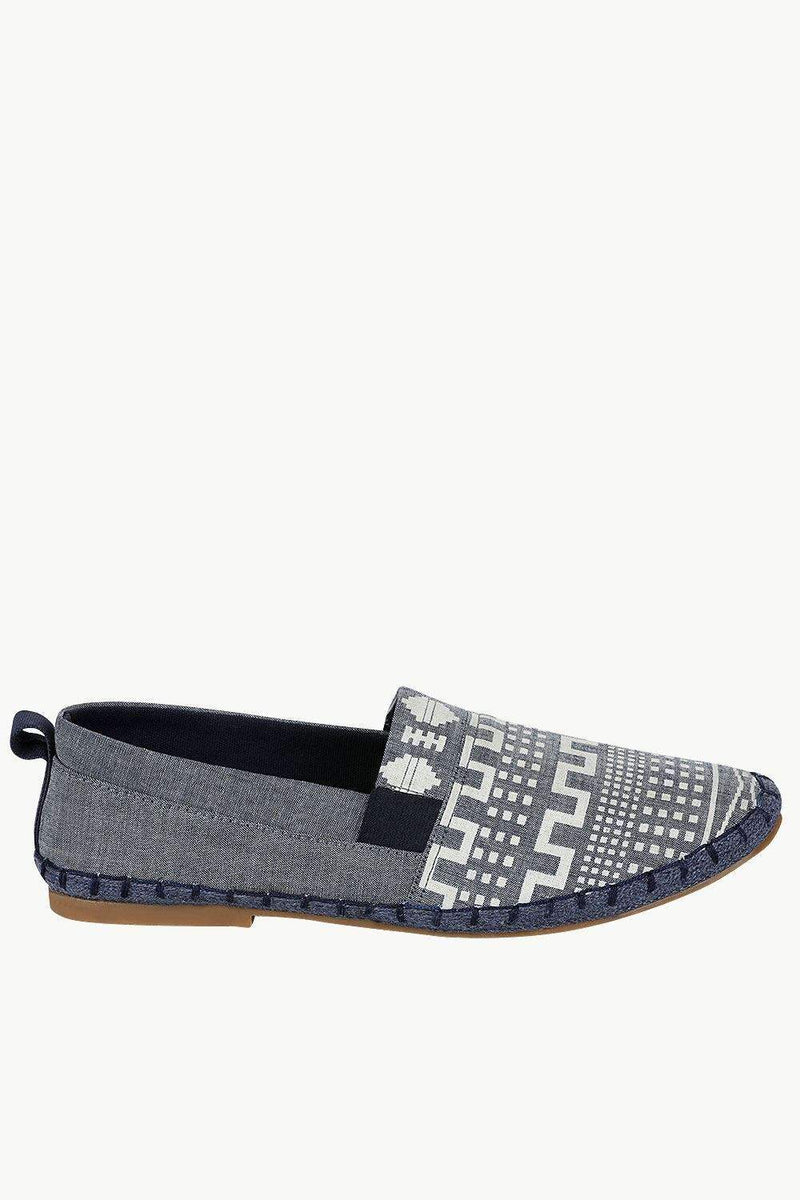Denim Aztec Espadrilles