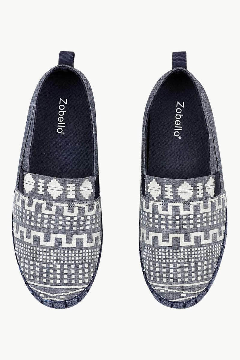 Denim Aztec Espadrilles