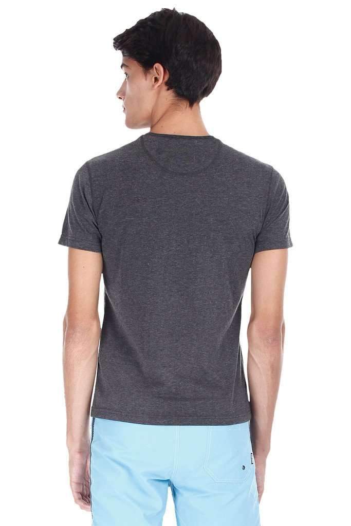 Aztec Print Heather V Neck Tee